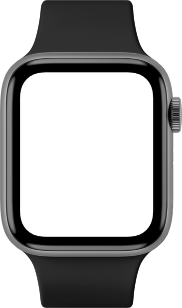 Photo of Black Apple Watch Series 3 Cutout